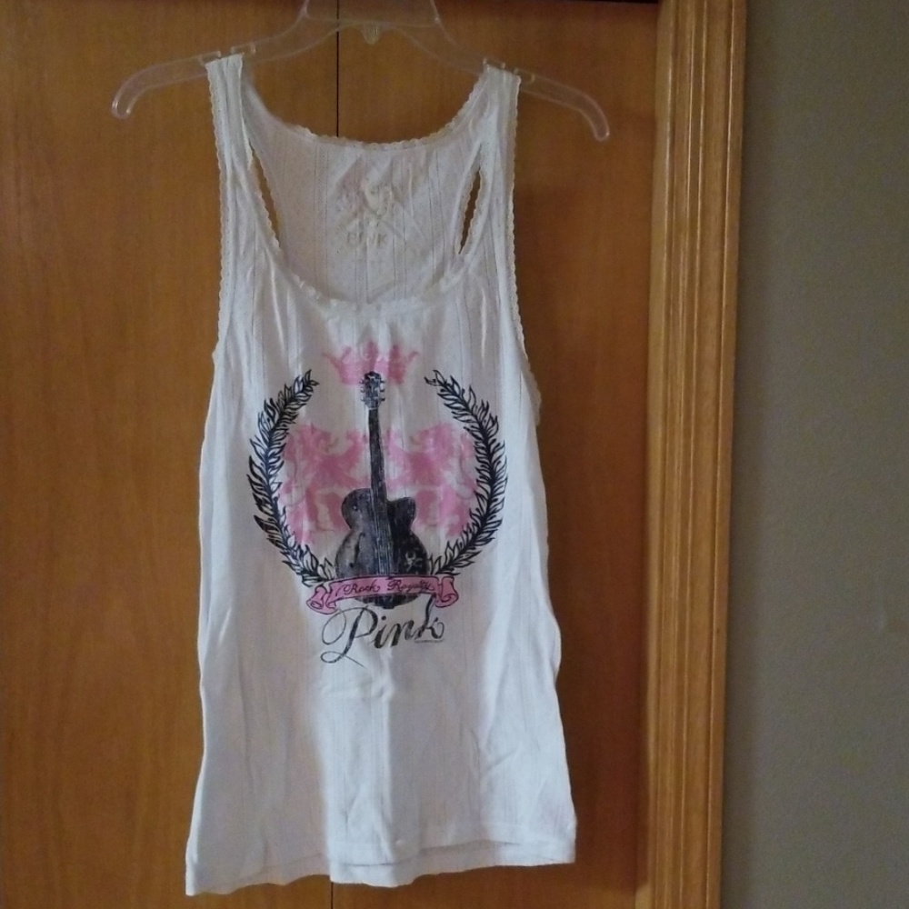 Pink Victoria's Secret Large pajama tank